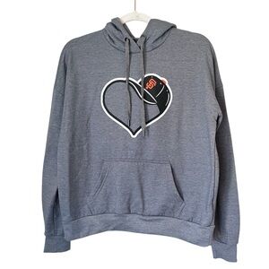 Baseballism San Francisco Giants Hang Your Hat Amanda Heart Pullover Hoodie Gray